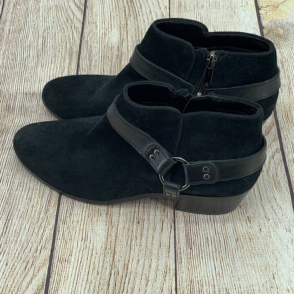 Sam Edelman Black Ankle Boots w/ Inside Zipper - Picture 2 of 11